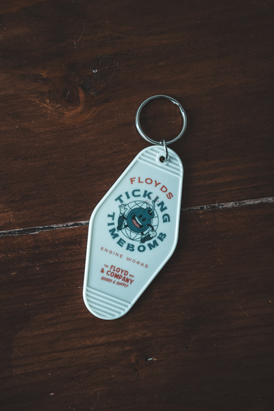 Ticking Timebomb Engine Works Motel Key Fob