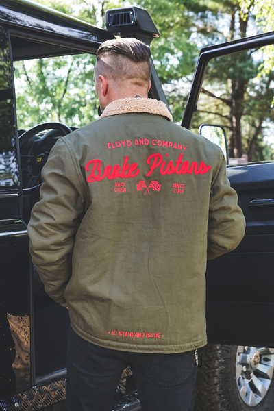 Broke Pistons N1 Deck Jacket (Olive Green)