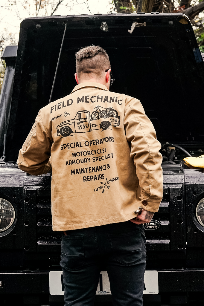 Vintage auto 2025 mechanic jacket