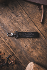 Floyd & Co Goods & Supply Key Fob (Saddle Tan)
