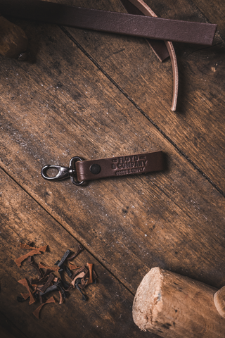 Floyd and Company Goods & Supply Key Fob (Dark Tan)