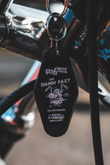 Too Damn Fast Motel Key Fob