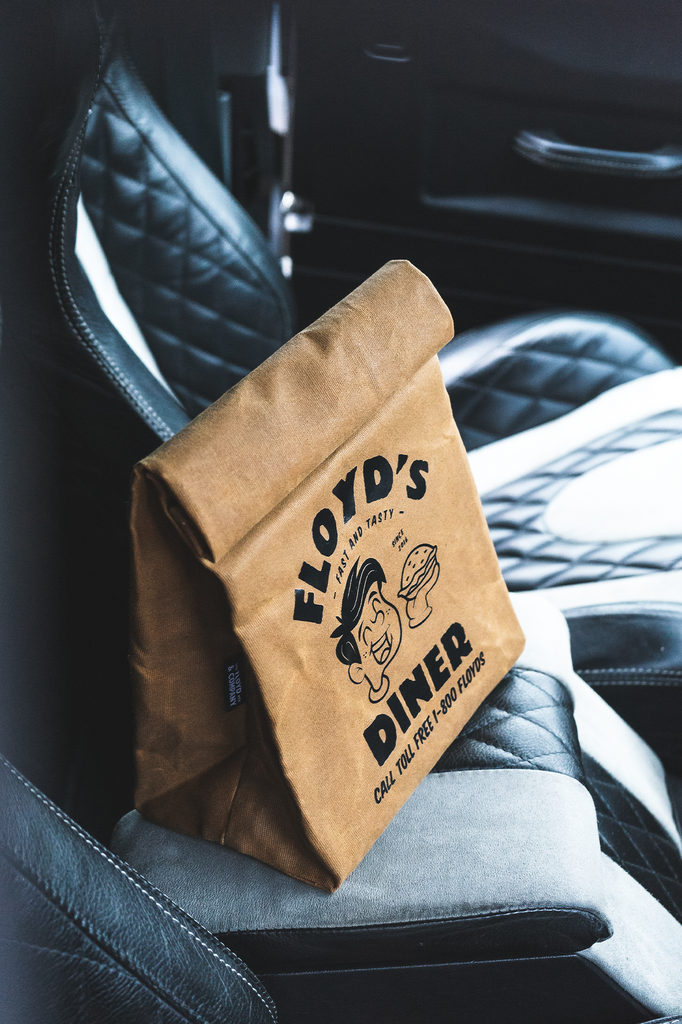 Floyd s Diner Lunch Bag 12oz waxed canvas