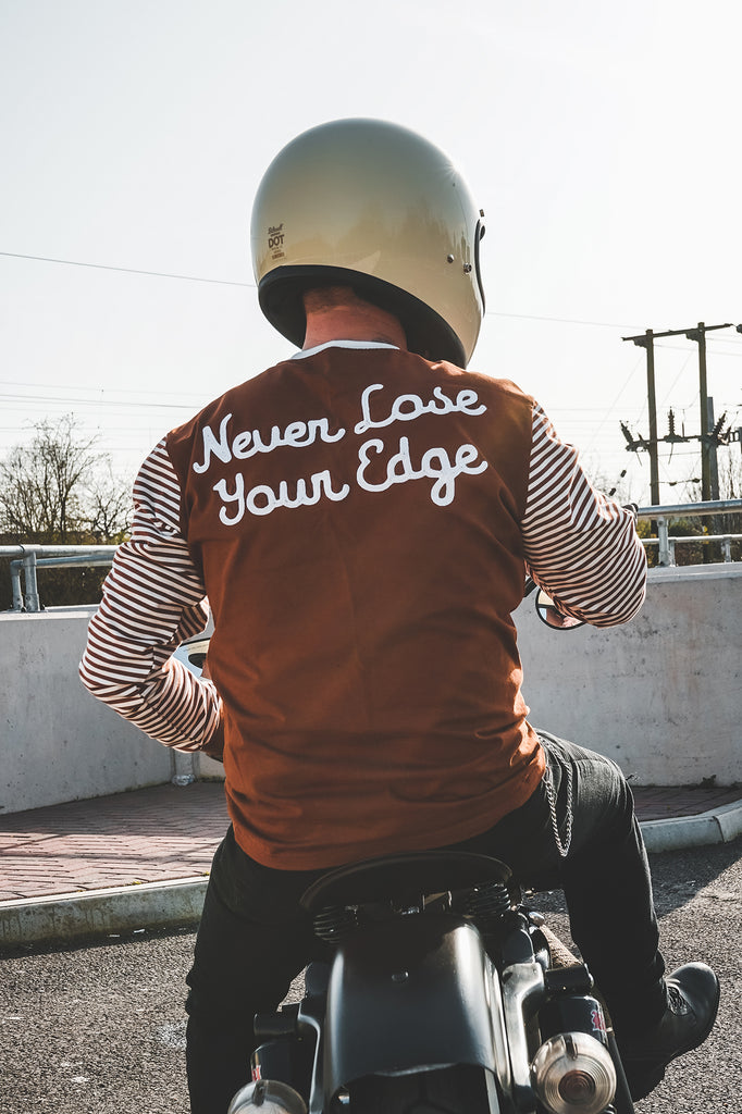 Never lose your edge Flat Tracker Jersey